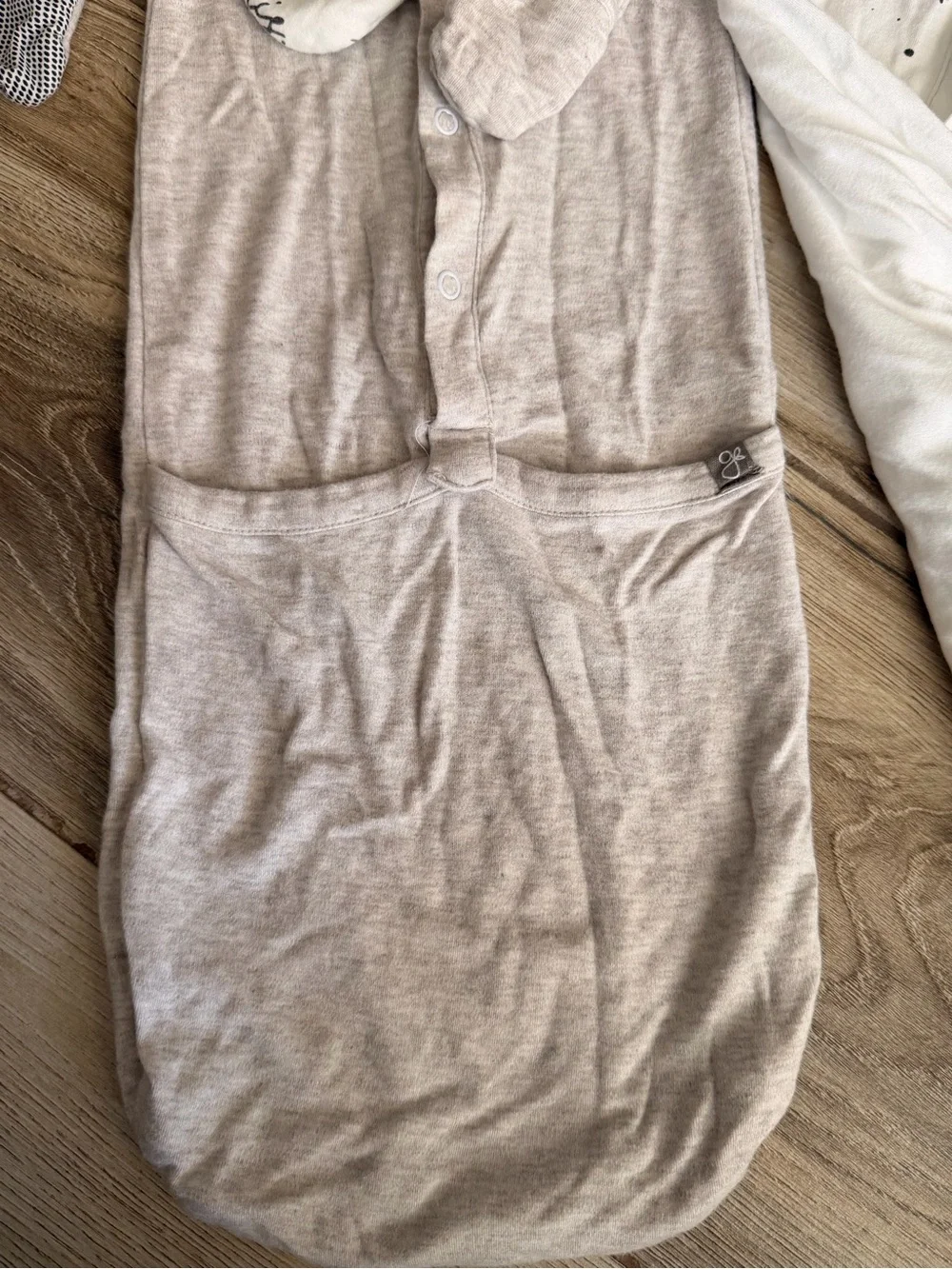 White Moon & Stars Sleep Sack for Kids - Cozy Footed Pajama
